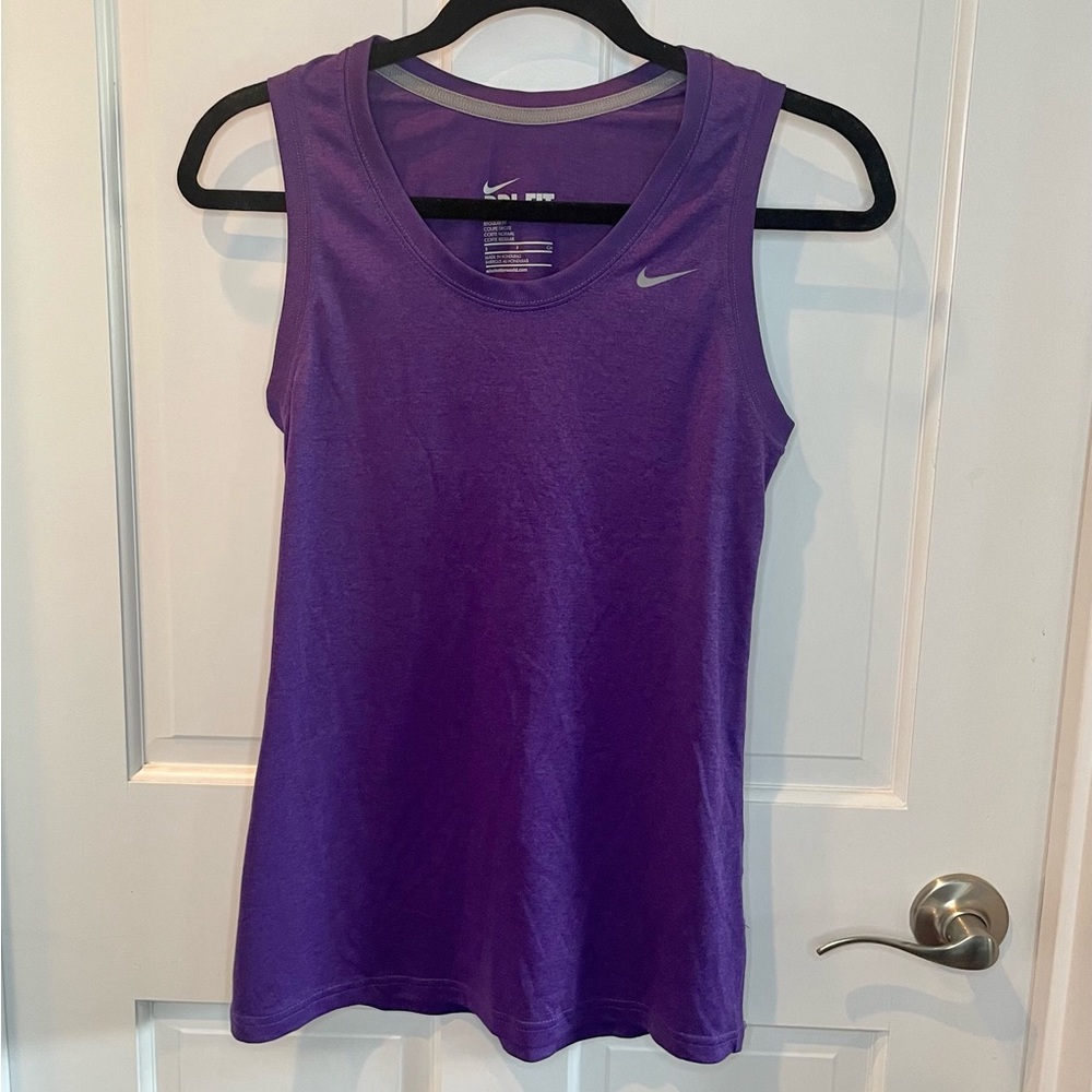 Purple Nike tank top